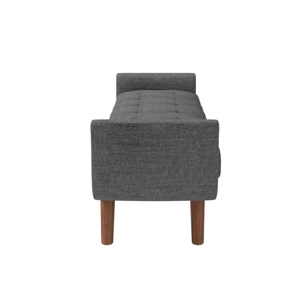 Encontraproduto.com.br - Puff Recamier 140Cm Neville P02 Linho CinzaMpozenato