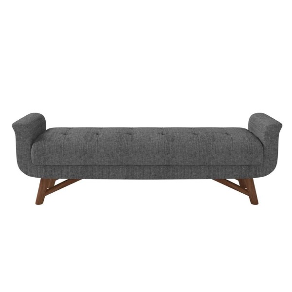 Encontraproduto.com.br - Puff Recamier 140Cm Neville P02 Linho CinzaMpozenato