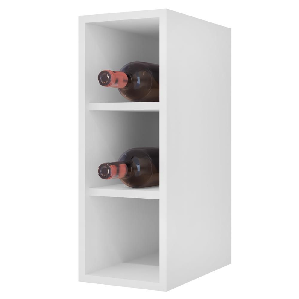 Encontraproduto.com.br - Armário Aéreo Nevada Com Nicho 180Cm 4 Portas Branco - Lumil