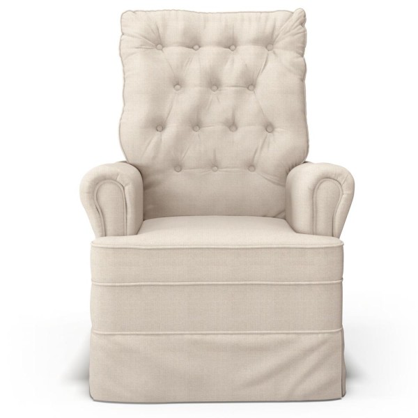 Encontraproduto.com.br - Kit 02 Poltronas de Amamentação e Descanso Com Balanço Laís G05 Linho Creme - Mpozenato