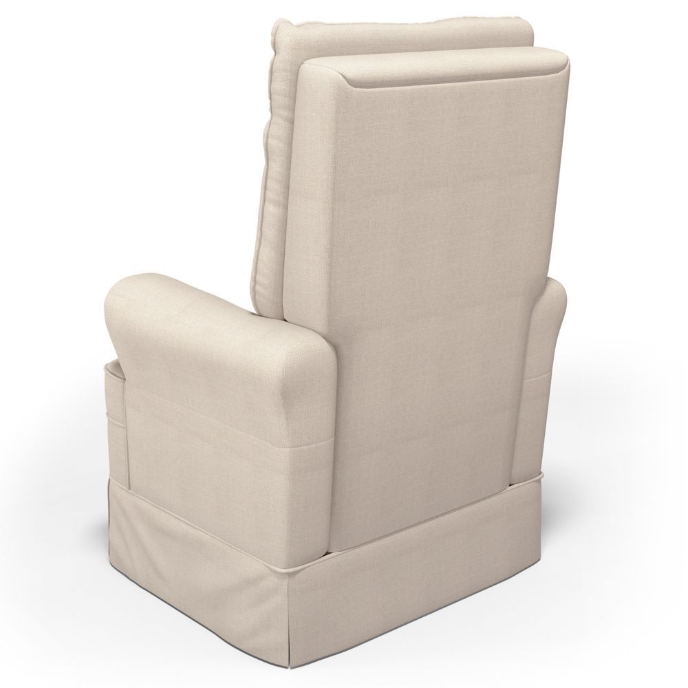 Encontraproduto.com.br - Kit 02 Poltronas de Amamentação e Descanso Com Balanço Laís G05 Linho Creme - Mpozenato