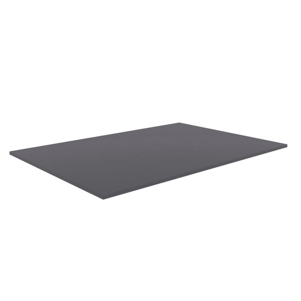 Encontraproduto.com.br - Balcão Gabinete Para Pia 100cm com Tampo 2 Portas Andréia Cinza - AJL Móveis