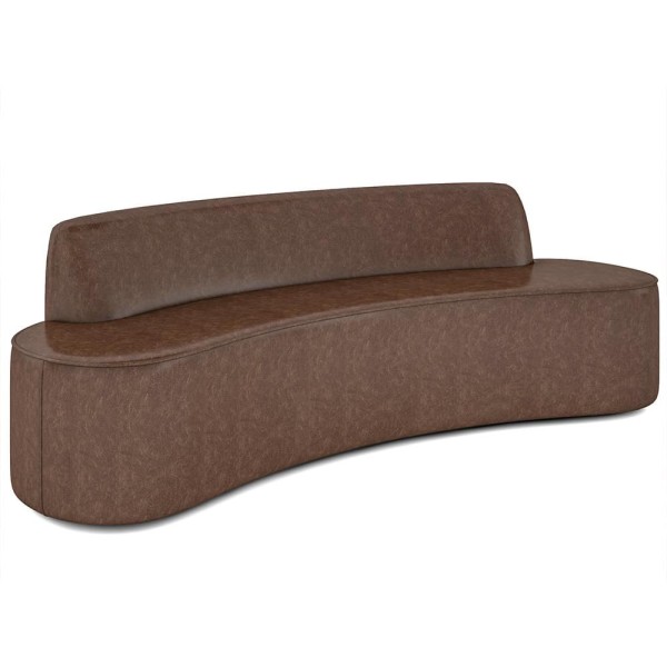Encontraproduto.com.br - Sofá 2 Lugares Para Sala De Estar Living 150cm Koane D06 Facto Conhaque - Mpozenato