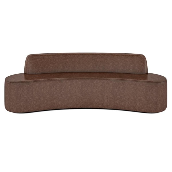 Encontraproduto.com.br - Sofá 2 Lugares Para Sala De Estar Living 150cm Koane D06 Facto Conhaque - Mpozenato