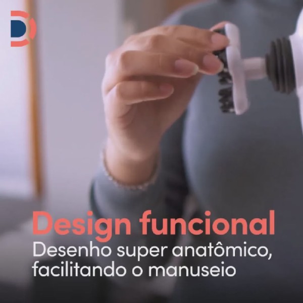 Encontraproduto.com.br - Massageador Corporal Hammer com 5 Discos Massageadores Dellamed 110V