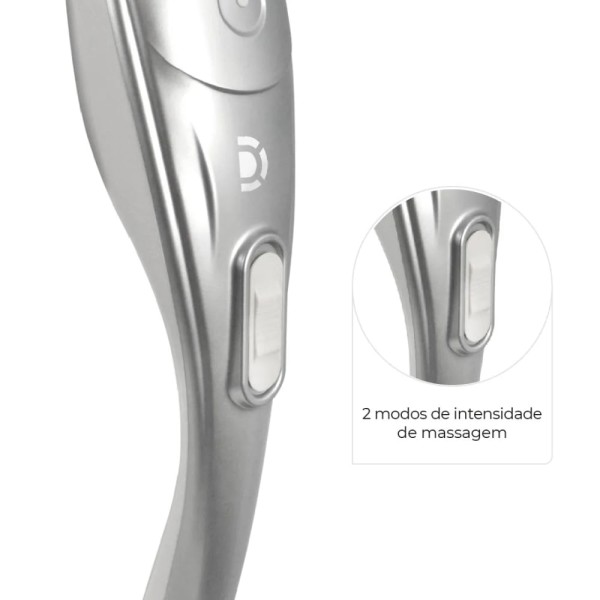 Encontraproduto.com.br - Massageador Corporal Hammer com 5 Discos Massageadores Dellamed 110V