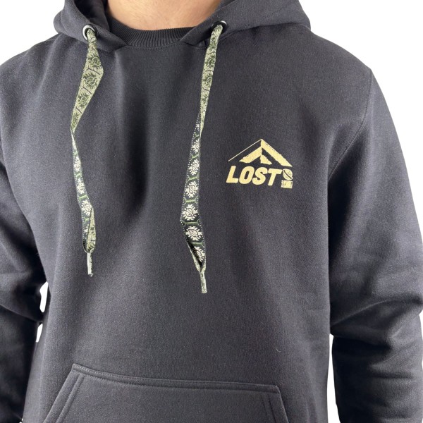 Encontraproduto.com.br - Moletom Lost Canguru Get Preto