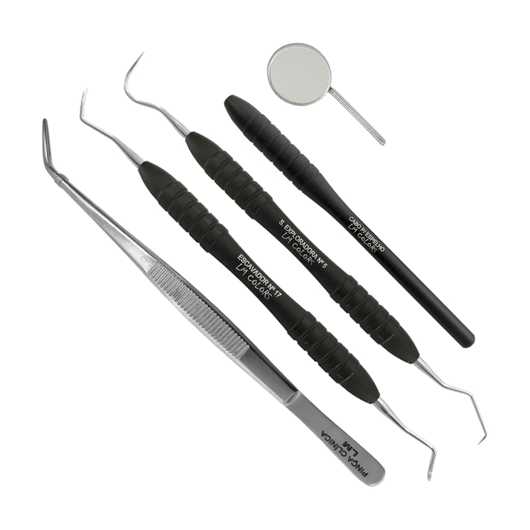 Encontraproduto.com.br - Kit Clínico Premium Black com 4 LM - Steel Max