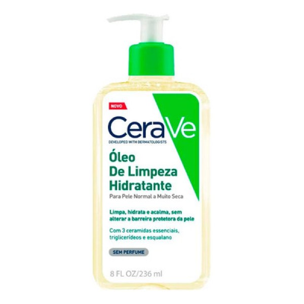 Óleo de Limpeza Hidratante CeraVe Sem Perfume 236ml