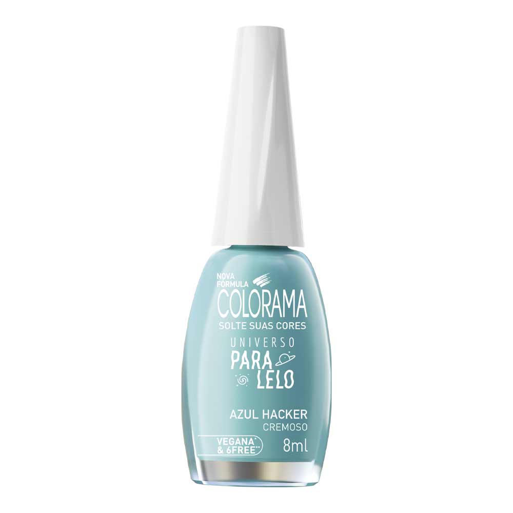 Encontraproduto.com.br - Esmalte Universo Paralelo Azul Hacker Colorama 8ml
