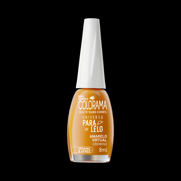 Esmalte Universo Paralelo Amarelo Virtual Colorama 8ml