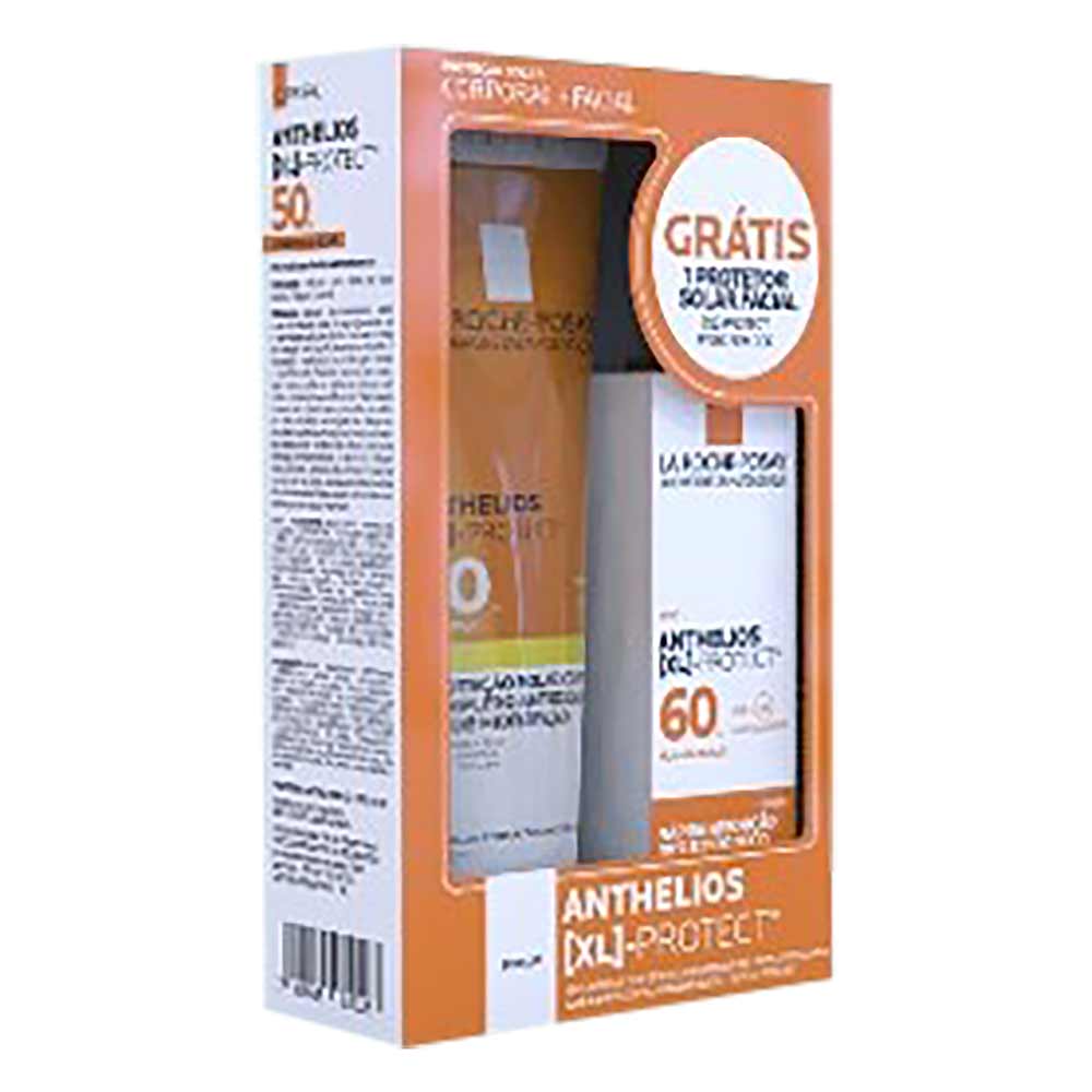 Encontraproduto.com.br - Protetor Solar Corporal Anthelios XL Protect fps 50 20 ml + Protetor Solar Facial fps 60 Sem Cor  25g - Kit