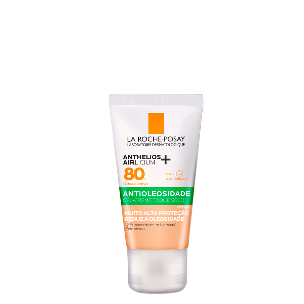 La Roche-Posay Anthelios Protetor Solar Rosto FPS80 Airlicium+ Cor 2.0 40g