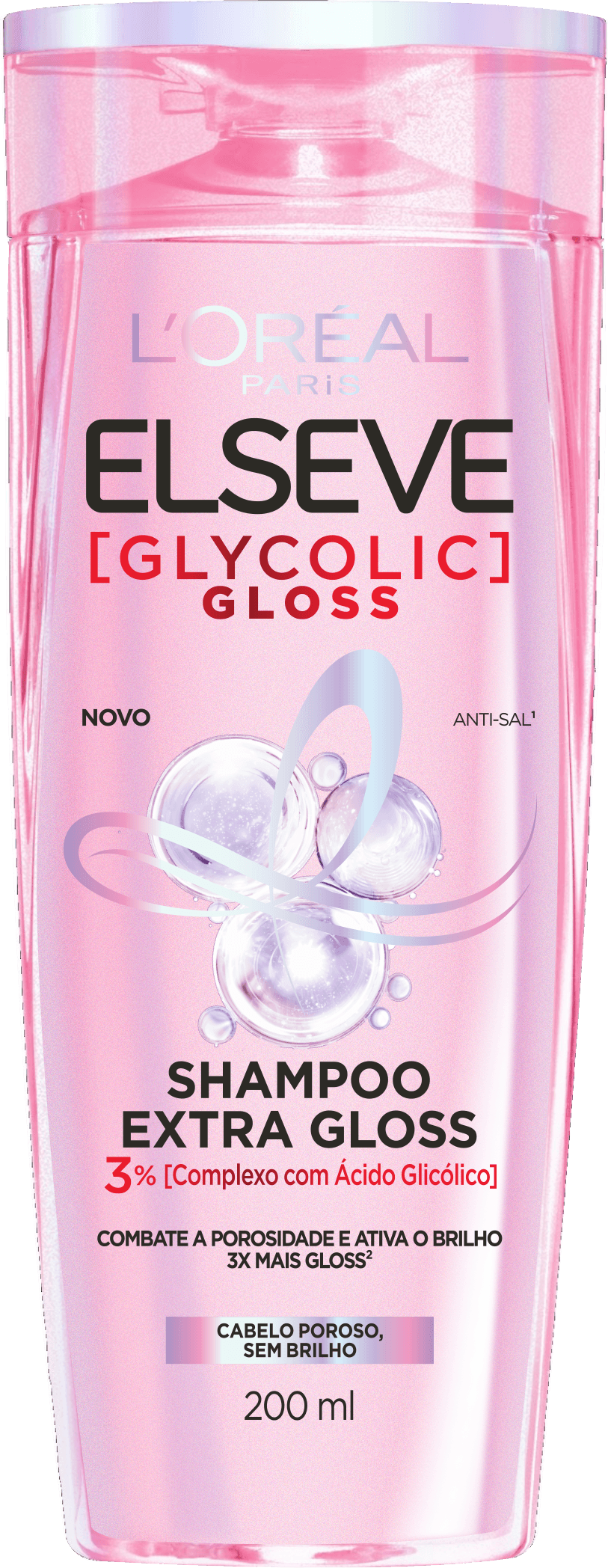 Encontraproduto.com.br - SHAMPOO ELSEVE GLYCOLIC GLOSS 200ML