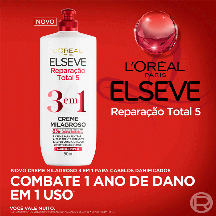 Encontraproduto.com.br - Creme Milagroso Para Pentear Elseve 500ml Reparacao Total 5