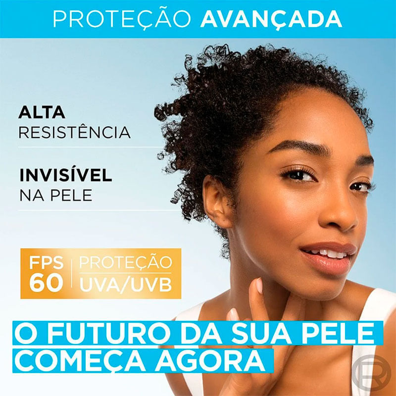 Encontraproduto.com.br - Protetor Solar Facial Loreal Paris Fps60 The Invisible Sem Cor 40ml