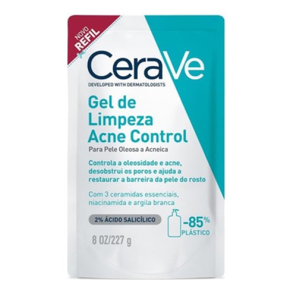 Refil Gel de Limpeza CeraVe Acne Control 227g