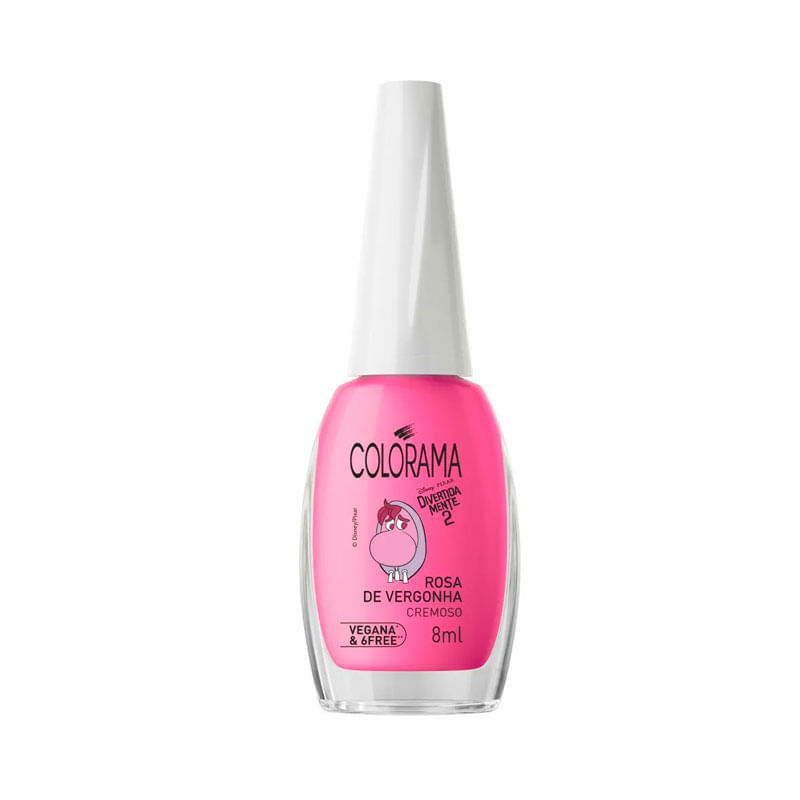Esmalte Cremoso Colorama Divertidamente 2 Rosa de Vergonha 8ml