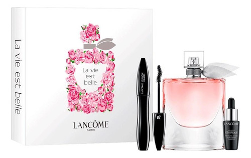 Lancôme La Vie Est Belle Coffret - Perfume Feminino EDP + Máscara Hypnose + Mini sérum genifique