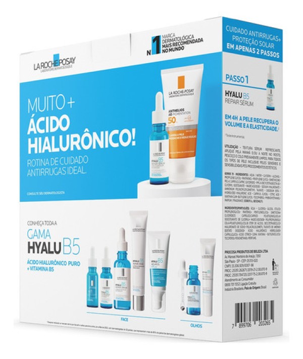 La Roche Posay  Kit - Sérum Anti-Idade + Protetor Solar Facial FPS 50