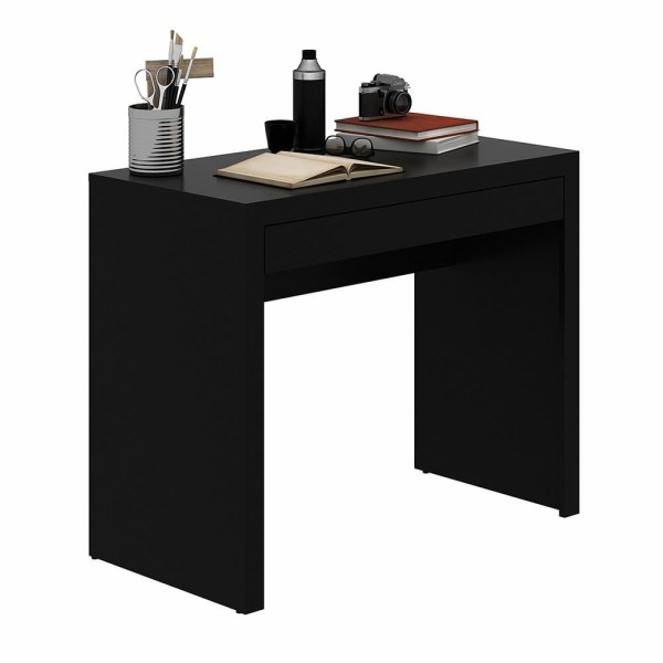 Encontraproduto.com.br - Mesa para Escritório Home Office ME4107 MDP Preto G69 - Gran Belo