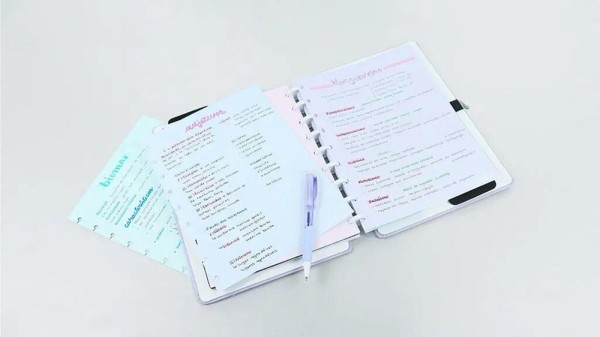 Encontraproduto.com.br - Refil Pautado Inteligente A5 90g Candy Colors Linha Branca Caderno Inteligente