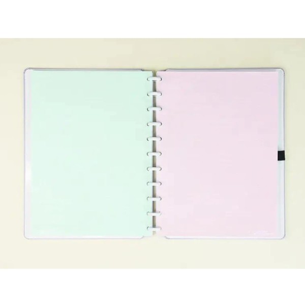 Encontraproduto.com.br - Refil Pautado Inteligente A5 90g Candy Colors Linha Branca Caderno Inteligente