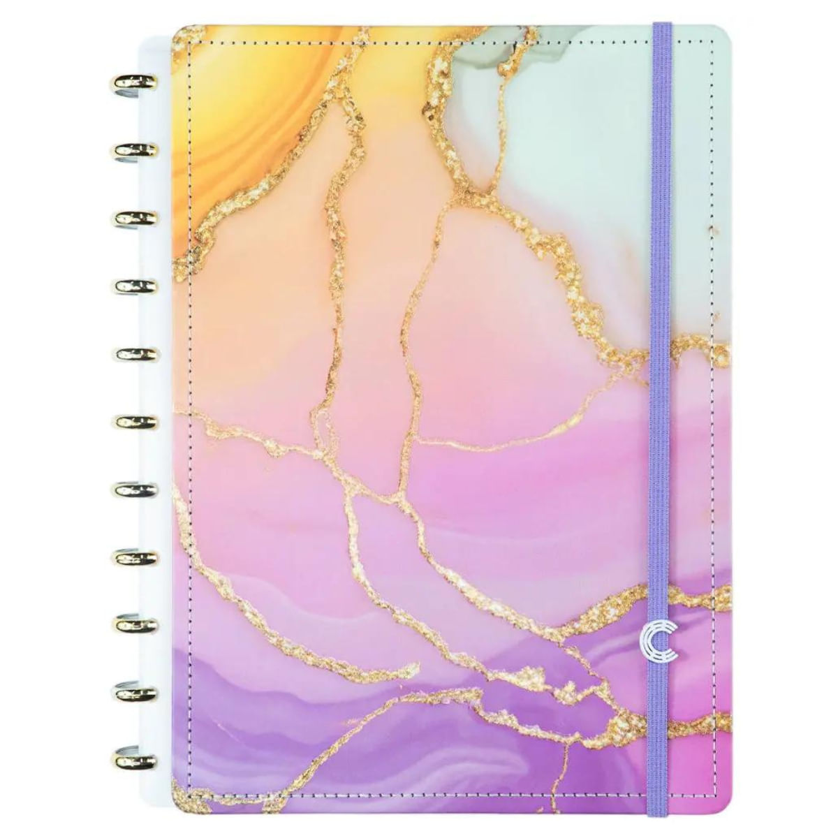 Encontraproduto.com.br - Caderno Inteligente 80 Folhas Grande Aurora By Luara Cibound