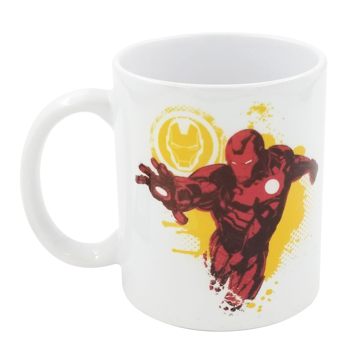 Caneca Homem de Ferro (Iron Man) 350ml em Cerâmica Zona Criativa