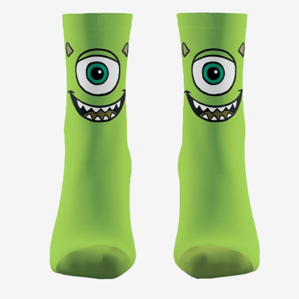 Encontraproduto.com.br - Meias Cano Longo Mike Wazowski Monstros SA – Disney