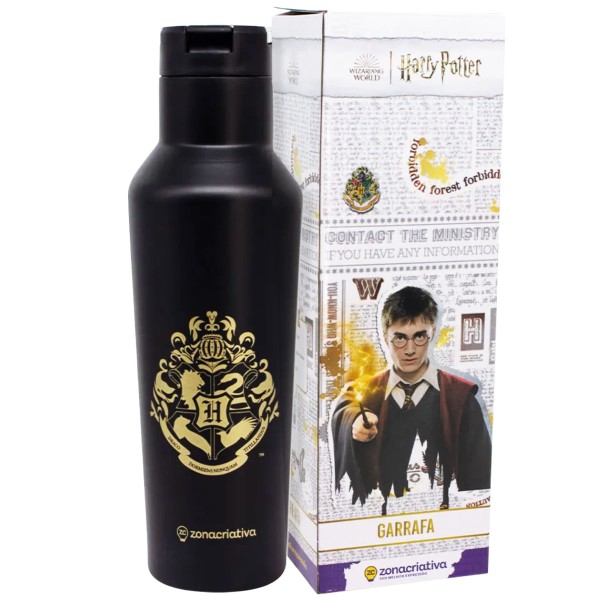 Encontraproduto.com.br - Garrafa Térmica Ranger Hogwarts 600 Ml