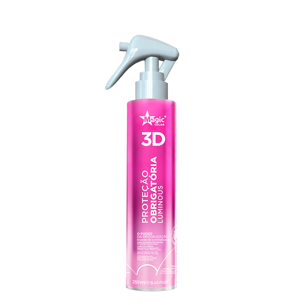 Spray Capilar Proteção Obrigatória 3d Luminous Magic Color 250ml