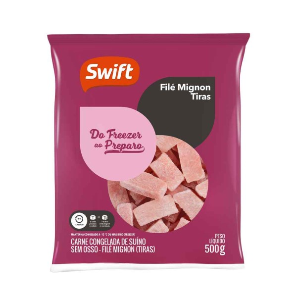 Encontraproduto.com.br - Filé Mignon Suíno Em Tiras Swift 500g