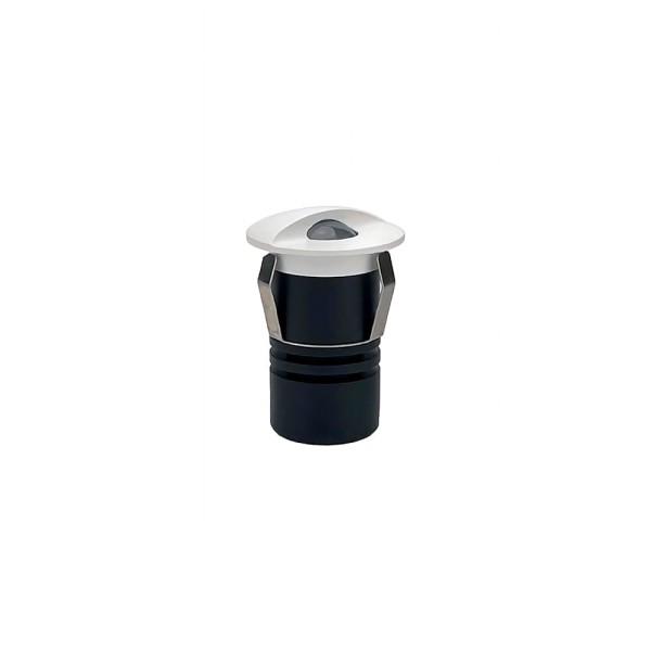 Encontraproduto.com.br - Balizador Nordecor Mini Romi Redondo de Embutir Alto IRC 90 Led 1W Bivolt
