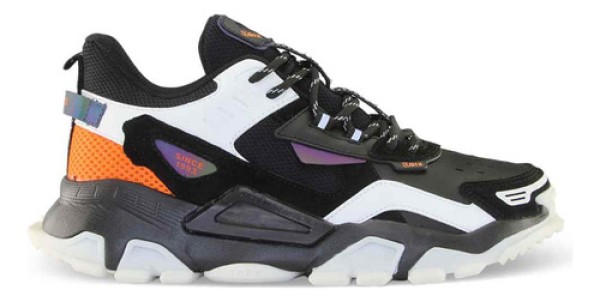 Tênis Qix Trek Preto e Branco
