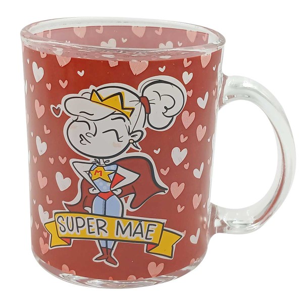 Caneca Mãe 330ml em Vidro Kehome