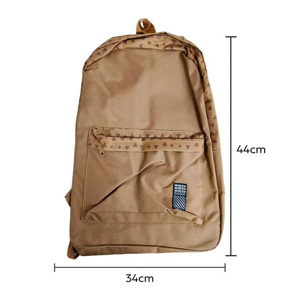 Encontraproduto.com.br - Mochila Escolar Básica Camuflagem Triangular Sortida Rio de Ouro