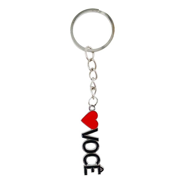 Encontraproduto.com.br - Chaveiro Amor 8,7cm em Metal Wincy