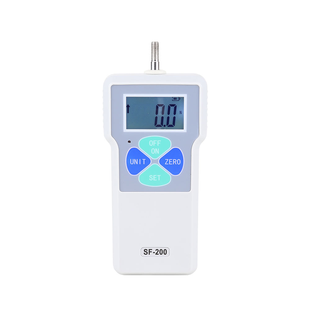 Encontraproduto.com.br - Dinamômetro digital precisão ± 0,5% tração e compressão faixa 0 a 20 Kgf resolução 0,01 Kgf Novotest.br SF-200