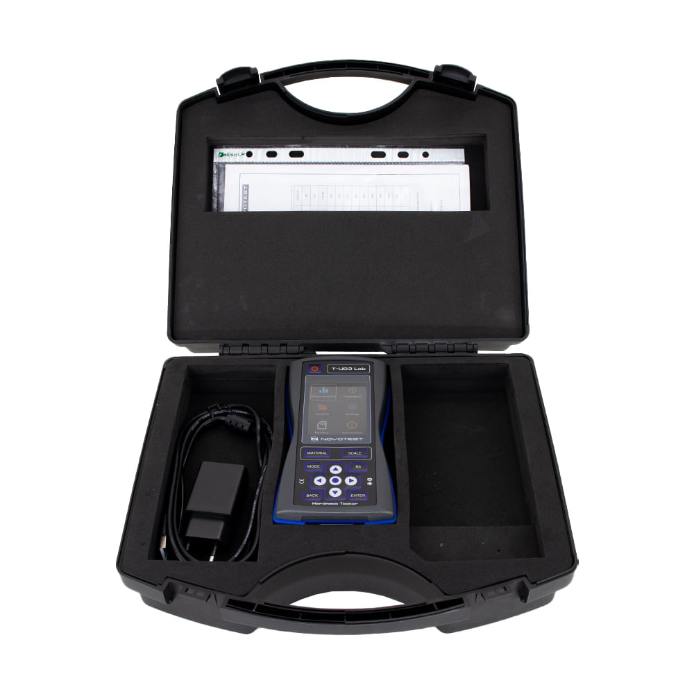 Encontraproduto.com.br - Bloco padrão de dureza Vickers faixa 600 ±75 HV com certificado RBL 17025 Inmetro Novotest.br TB-HV-600-HV10