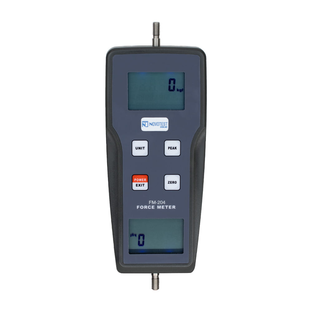 Encontraproduto.com.br - Dinamômetro digital Push/Pull 2kgf Res. 0,001kgf Novotest.br FM-204-2K
