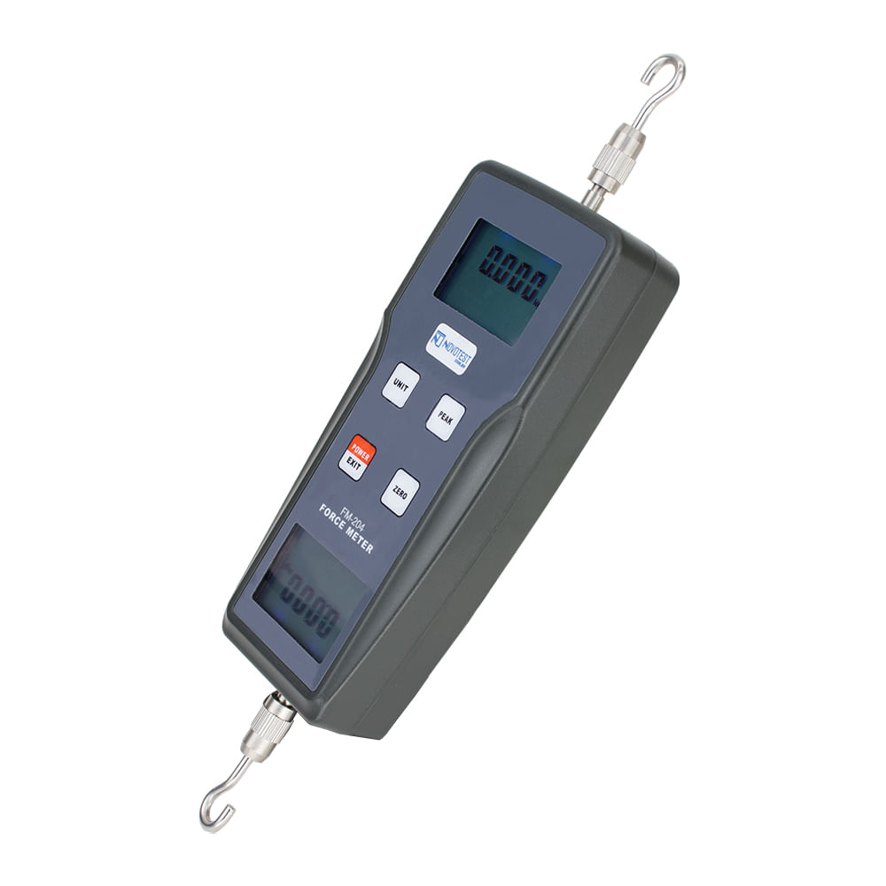 Encontraproduto.com.br - Dinamômetro digital Push/Pull 2kgf Res. 0,001kgf Novotest.br FM-204-2K