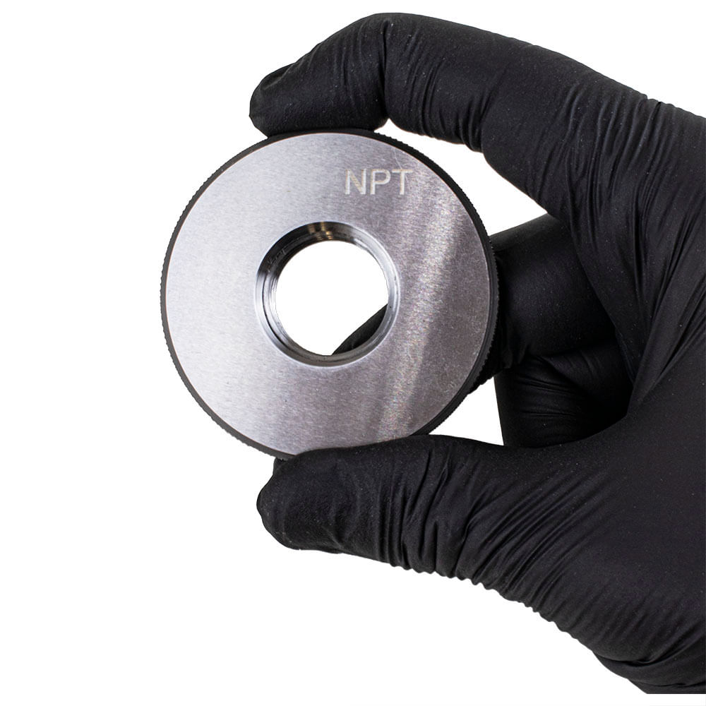 Encontraproduto.com.br - Calibradores Rosca Anel Passa/Não-Passa Npt Novotest.Br Nv-Apnp 2 Npt