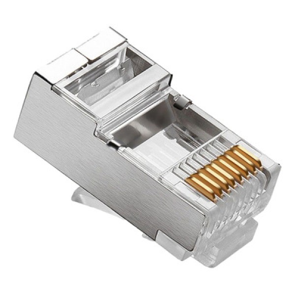 Conector Macho RJ45 CAT6 Shielded ADConnect - 1 unidade