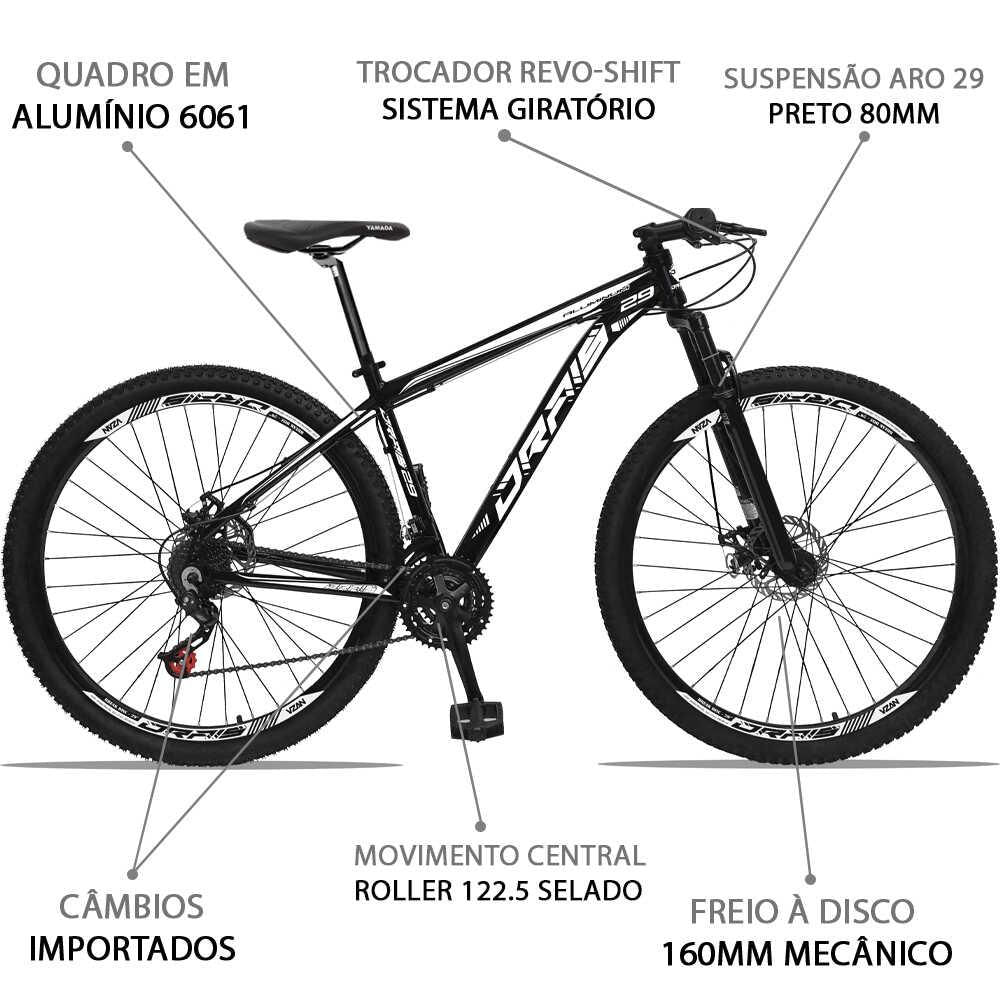 Encontraproduto.com.br - Bicicleta Aro 29 Drais Aluminum 21V Freio a Disco