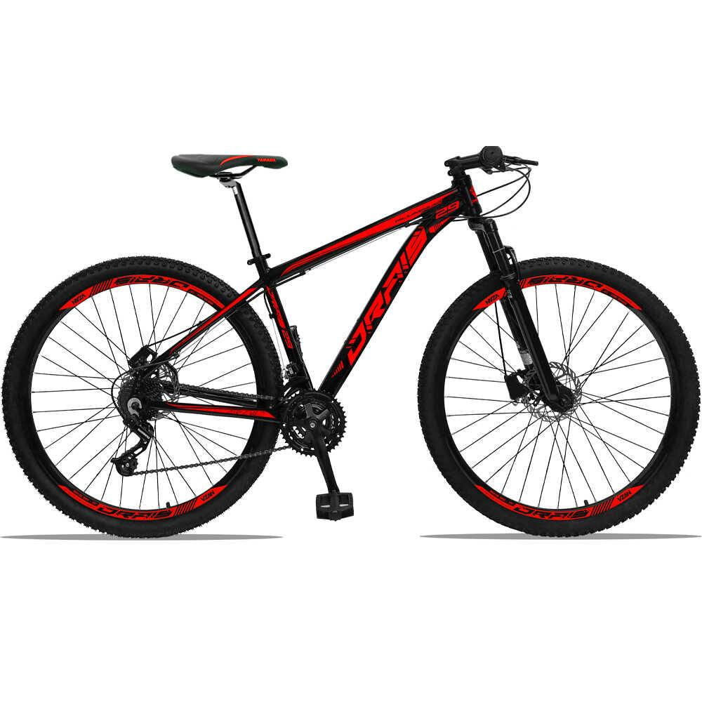 Bicicleta 29 Drais 21v Câmbio Shimano Freio a disco Hidráulico MTB  Aluminio