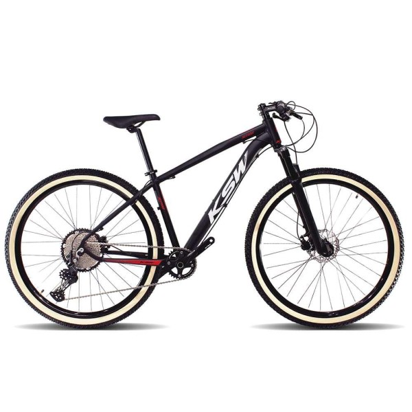 Bicicleta aro 29  KSW 12 velocidades Câmbio Shimano DEORE