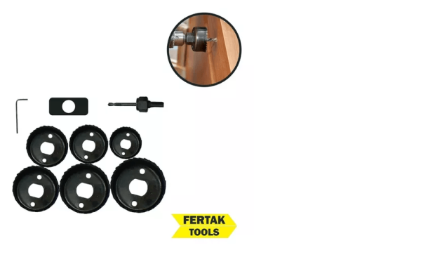 Encontraproduto.com.br - KIT SERRA COPO COM 9 PECAS FERTAK