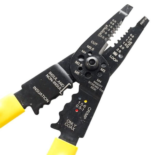 Encontraproduto.com.br - Alicate Fertak Multifunção Desencapador/Corte 8,5