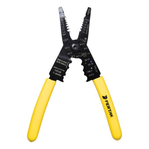 Encontraproduto.com.br - Alicate Fertak Multifunção Desencapador/Corte 8,5
